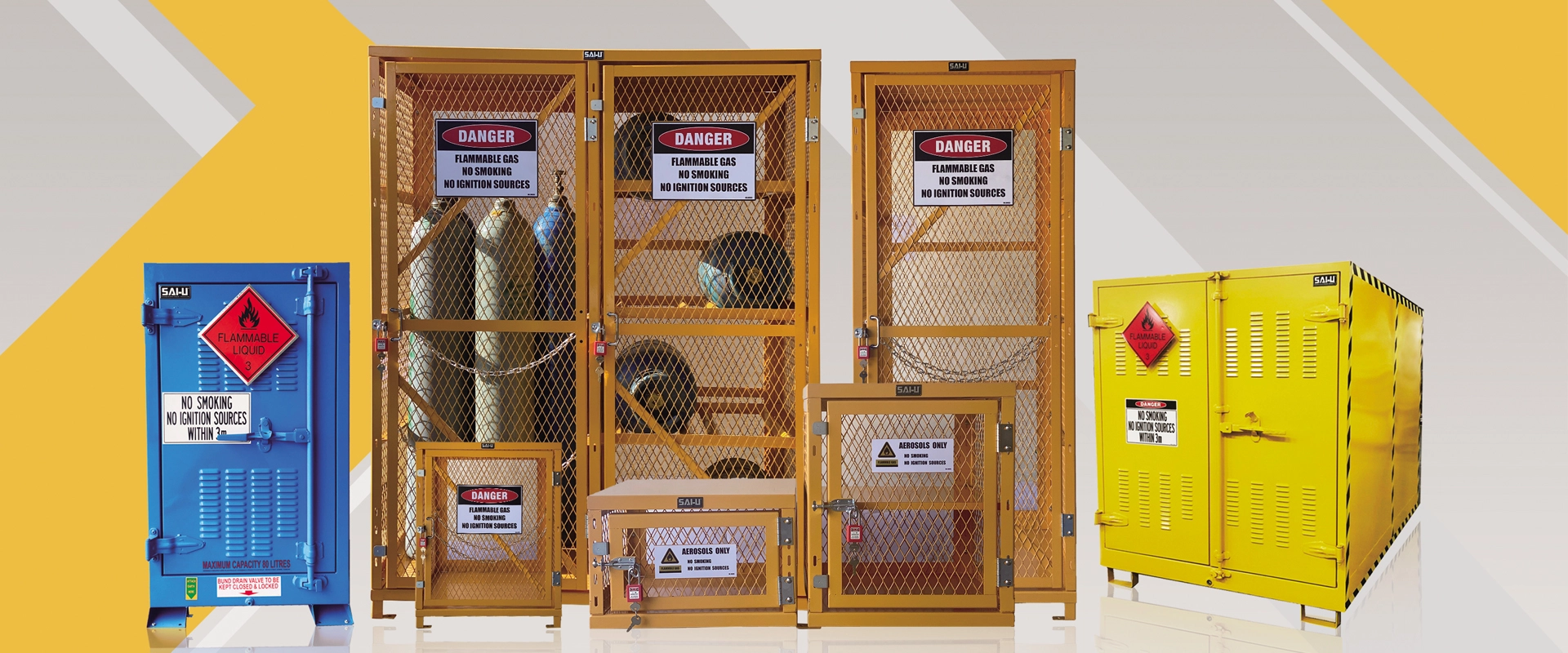 ที่เก็บถังแก๊สสัญญาณเตือนอัจฉริยะ